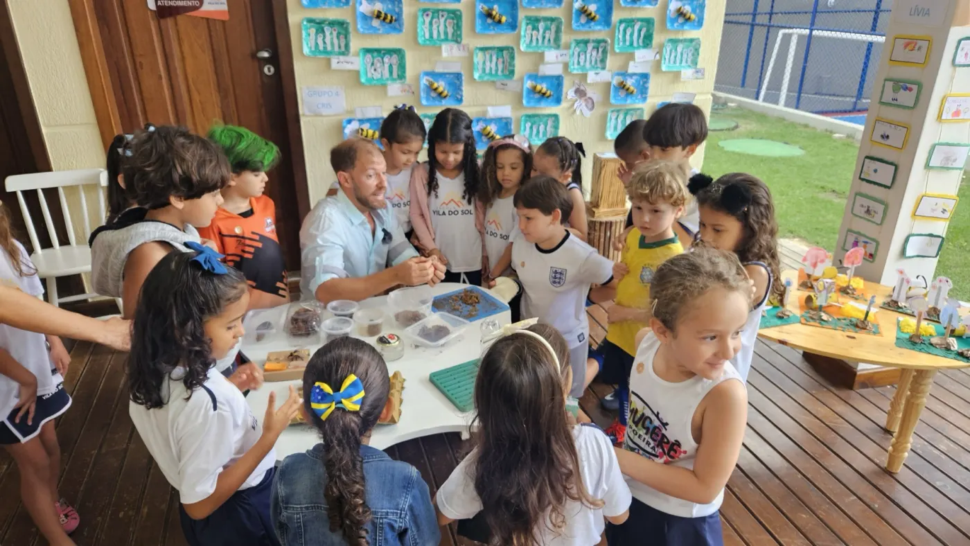 Vivência de educação ambiental com crianças